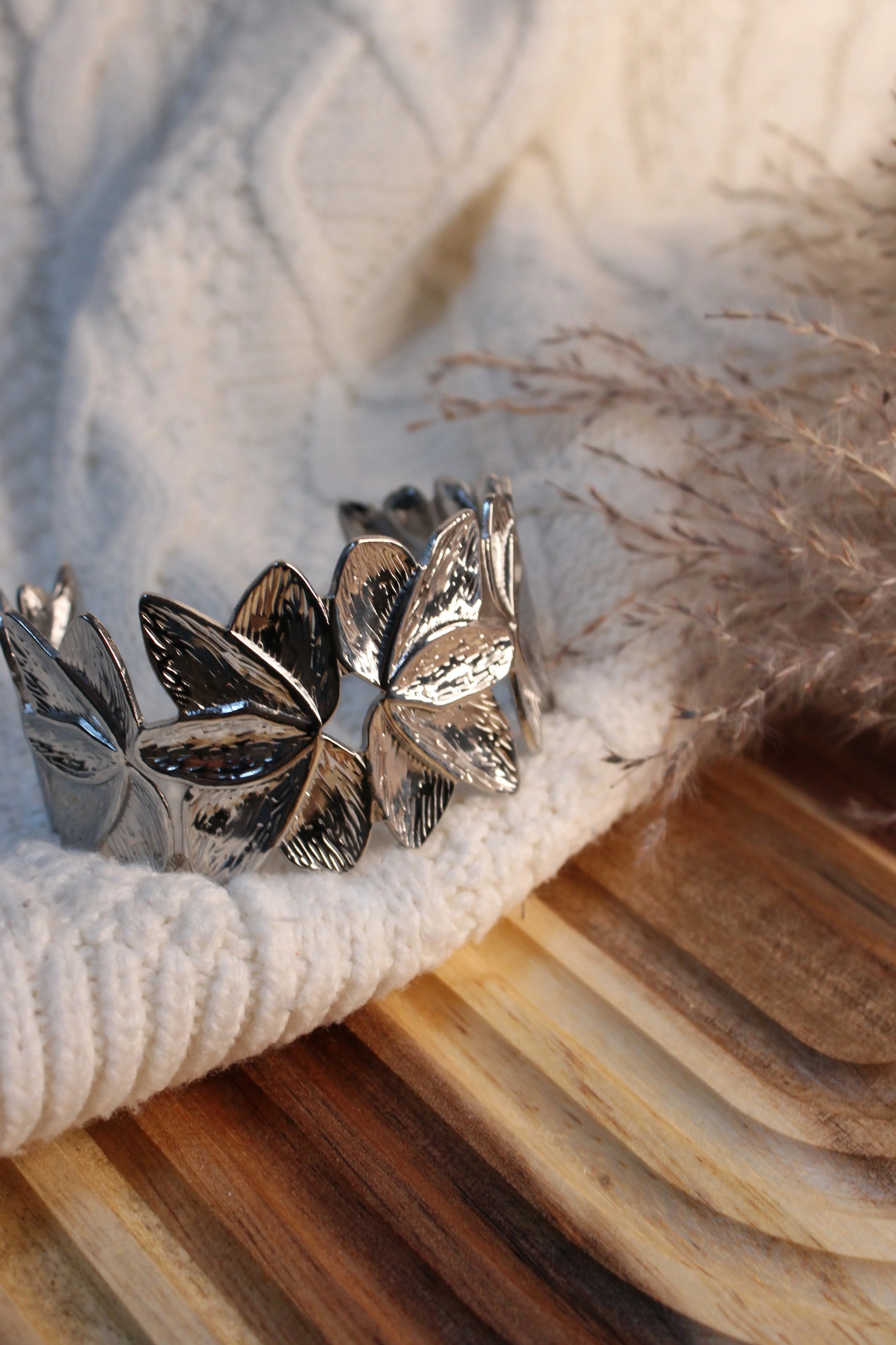 Bracelet Lilou en Acier Inoxydable • Finition Dorée ou Argentée • Bijou Minimaliste Femme - Les Créations De Loly