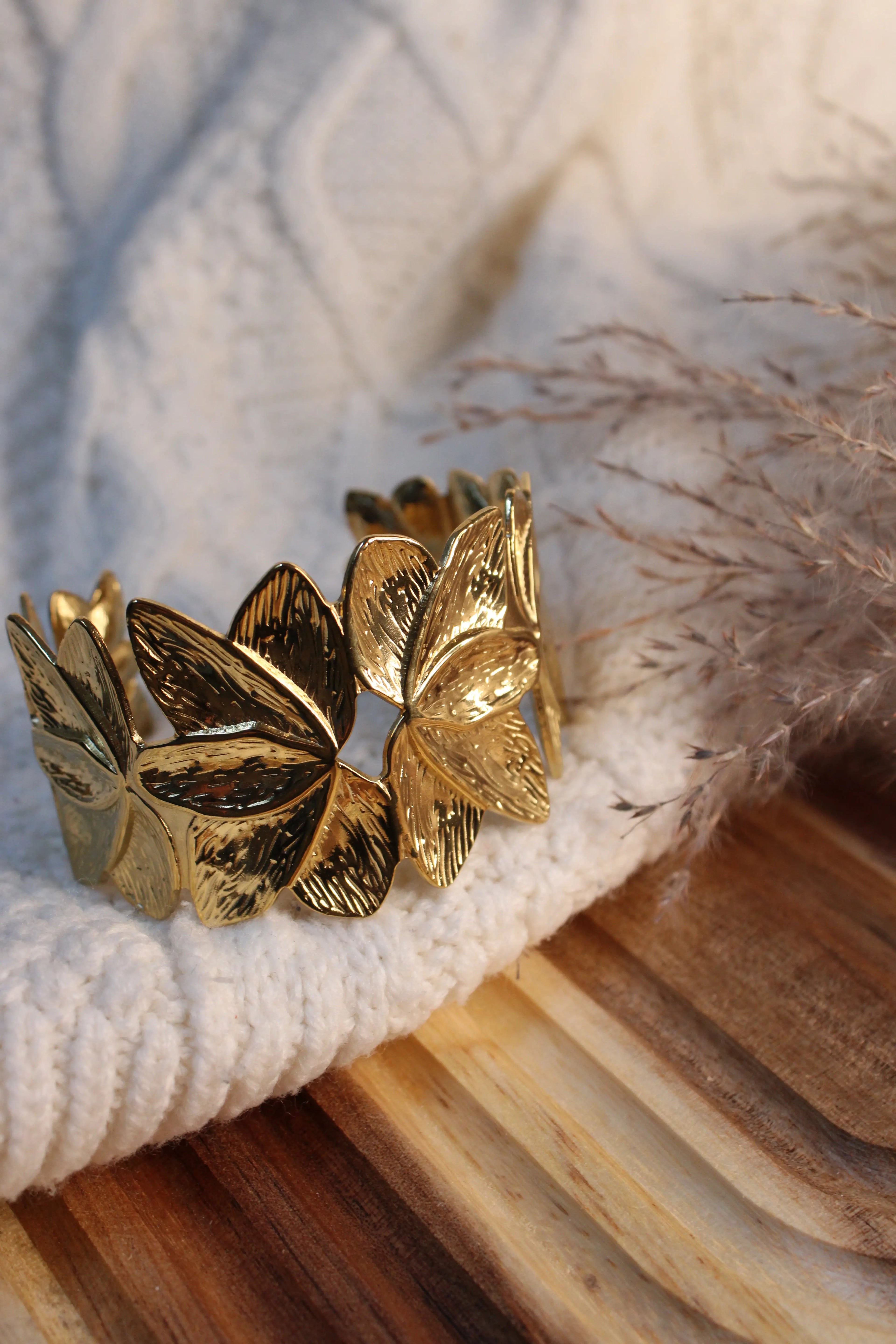 Bracelet Lilou en Acier Inoxydable • Finition Dorée ou Argentée • Bijou Minimaliste Femme - Les Créations De Loly