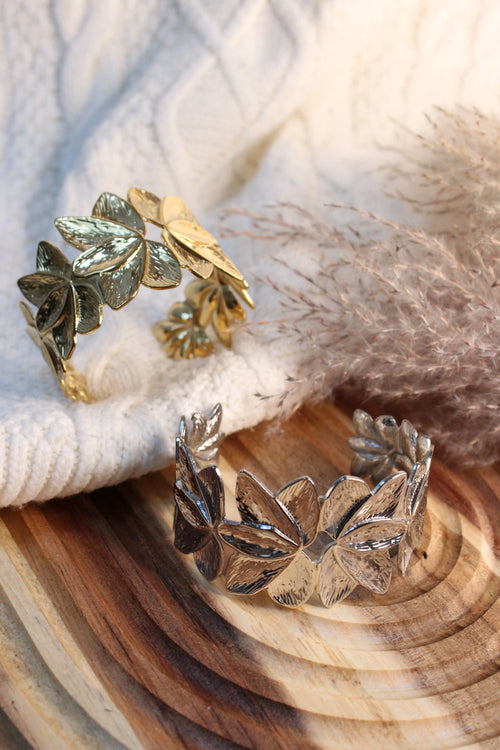 Bracelet Lilou en Acier Inoxydable • Finition Dorée ou Argentée • Bijou Minimaliste Femme - Les Créations De Loly